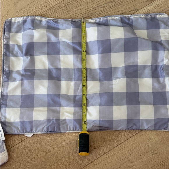 NWOT Caitlin Wilson design lavender and White Checkered pillowcase - set of two.